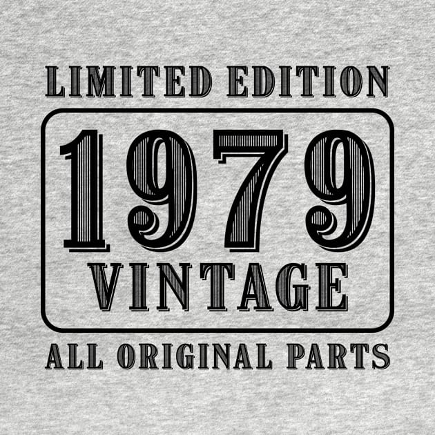 All original parts vintage 1979 limited edition birthday by colorsplash